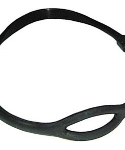 Collar Porta Regulador Silicona Negro T/M 72cm